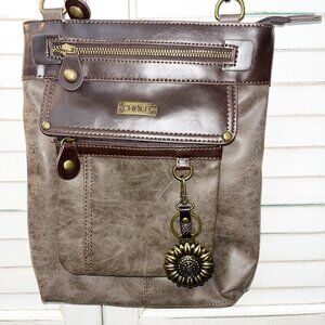 Chala Gemini Messenger 3-In-1 Crossbody Sunflower Shoulder Bag